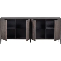 WOOOD Dressoir New Gravure Bruin - 200x85x46 cm