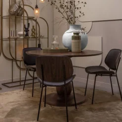 WOOOD Eetkamerstoel Close Zwart