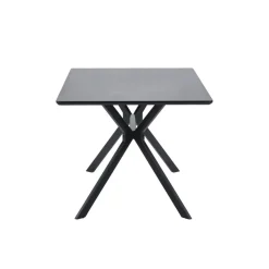 WOOOD Eettafel Bruno Zwart - 160x90 cm
