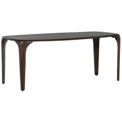 WOOOD Eettafel Fiore Donkerbruin - 190x95 cm