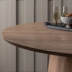 WOOOD Eettafel Maan Bruin - Ø 120 cm