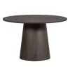WOOOD Eettafel Maan Donkerbruin - Ø 120 cm