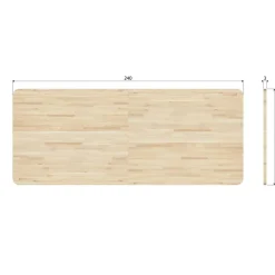 WOOOD Eettafel Tablo Naturel - 240x100 cm