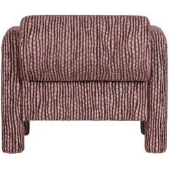 WOOOD Fauteuil Lenny Bordeauxrood