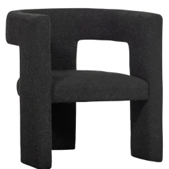 WOOOD Fauteuil Tiwa Donkergrijs