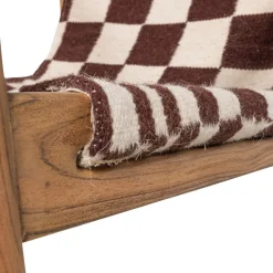 WOOOD Fauteuil Zano Bruin / Naturel