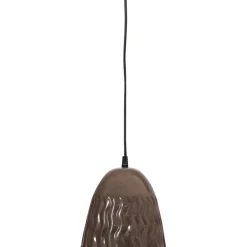 WOOOD Hanglamp Arleso Donkerbruin - E27 - Ø 19 cm