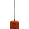 WOOOD Hanglamp Arleso Oranje - E27 - Ø 17 cm