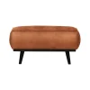 WOOOD Hocker Statement Cognac - 80x55 cm