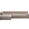 WOOOD Hoekbank Allure Links Bruin