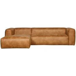 WOOOD Hoekbank Bean Links Cognac