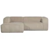 WOOOD Hoekbank Bean Links Beige