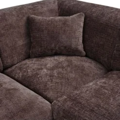 WOOOD Hoekbank Cloud Divan Links Bruin