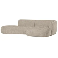 WOOOD Hoekbank Polly Rechts Beige