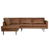 WOOOD Hoekbank Rodeo Links Cognac