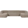 WOOOD Hoekbank Sloping Beige