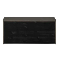 WOOOD Kistbank New Gravure Bruin - 88x50x40 cm