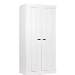 WOOOD Kledingkast Connect Wit - 94x195x53 cm