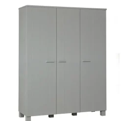 WOOOD Kledingkast Dennis Grijs - 158x202x55 cm