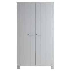 WOOOD Kledingkast Dennis Grijs - 111x202x55 cm