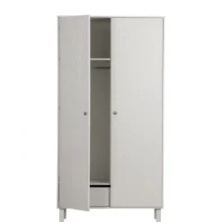 WOOOD Kledingkast  Madu Grijs - 100x195x53 cm
