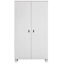 WOOOD Kledingkast Ties Wit - 111x202x55 cm
