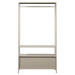 WOOOD Open Kledingkast Ferris Zand - 100x185x54 cm