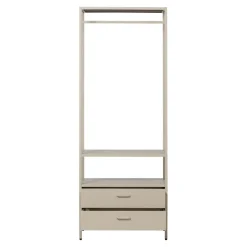 WOOOD Open Kledingkast Ferris Zand - 70x185x54 cm