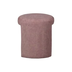 WOOOD Poef Charlie Roze - Ø 45 cm