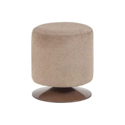 WOOOD Poef Islen Bruin - Ø 39 cm
