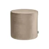 WOOOD Poef Sara Khaki - Ø 46 cm