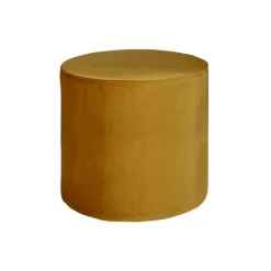 WOOOD Poef Sara Oker - Ø 46 cm