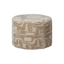 WOOOD Poef Yago Naturel - Ø 60 cm