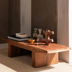 WOOOD Salontafel Eron Bruin - 152x48 cm