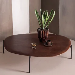 WOOOD Salontafel Kota Bruin - 121x97 cm