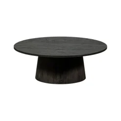 WOOOD Salontafel Maan Donkerbruin - Ø 100 cm