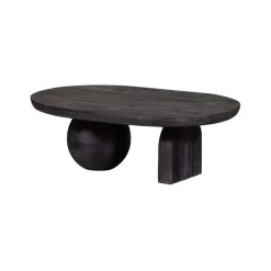 WOOOD Salontafel Steppe Zwart - 110x72 cm