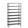 WOOOD Schoenenrek Ferro Zwart - 85x160x35 cm