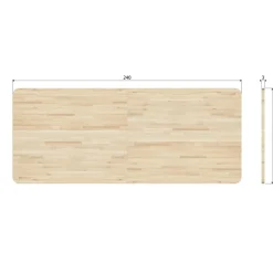 WOOOD Tafelblad Tablo Naturel - 240x100 cm