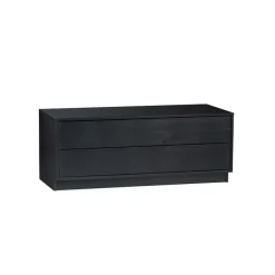 WOOOD TV-meubel Finca Zwart - 100x40x40 cm