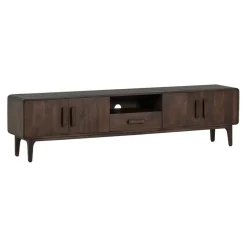 WOOOD TV-meubel Liya Donkerbruin - 200x50x35 cm