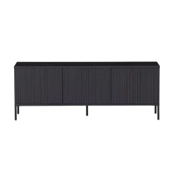 WOOOD TV-meubel New Gravure Zwart - 150x56x44 cm