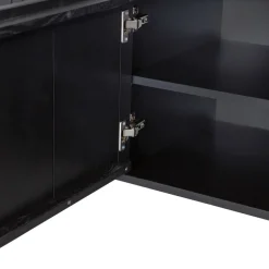 WOOOD TV-meubel New Gravure Zwart - 150x56x44 cm
