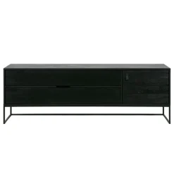 WOOOD TV-meubel Silas Zwart - 180x61x44 cm