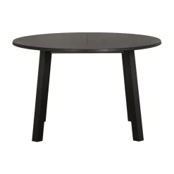 WOOOD Uitschuifbare Eettafel Lange Jan Zwart - 120/160/200x120 cm