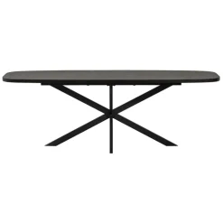 WOOOD Uitschuifbare Eettafel Arros Zwart - 180/220x90 cm