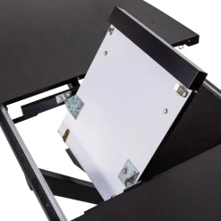 WOOOD Uitschuifbare Eettafel Arros Zwart - 180/220x90 cm