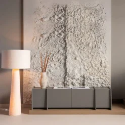 WOOOD Vloerlamp Loft Naturel - E27 - 160 cm hoog