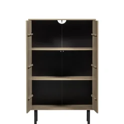 WOOOD Wandkast Cadiz Mud - 85x135x40 cm