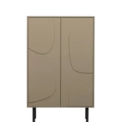 WOOOD Wandkast Cadiz Mud - 85x135x40 cm